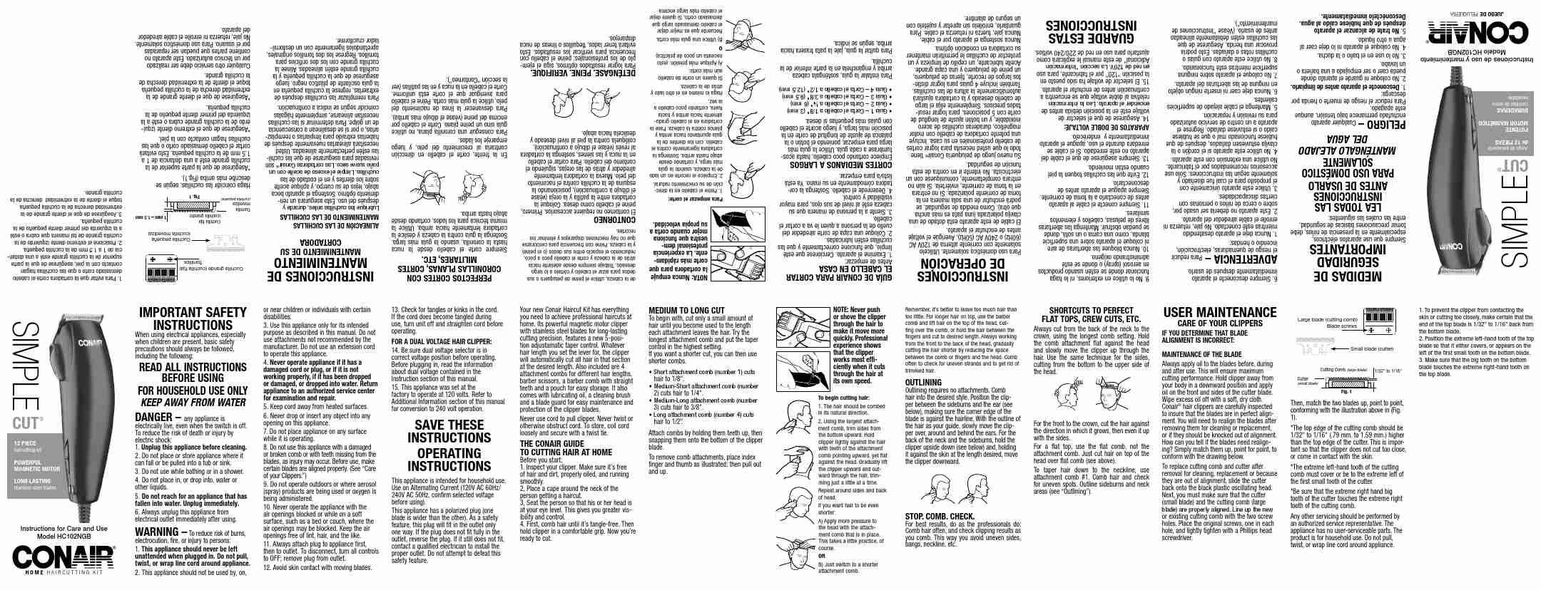 Conair Hair Clippers HC102NGB-page_pdf